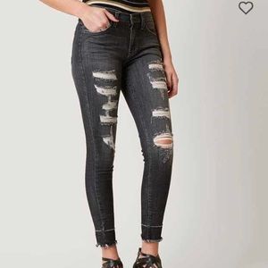 KANCAN MID-RISE ANKLE SKINNY STRETCH JEAN